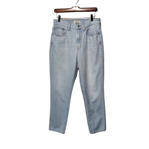 Madewell Sz 28 Perfect Vintage Jeans High Rise Tapered Denim Light Wash C2819